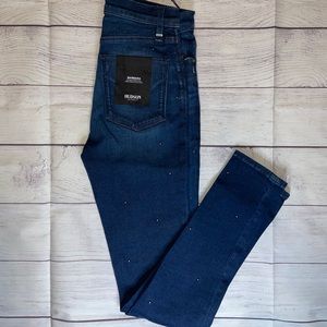 NWT Women's Hudson Studded Embellished Jeans